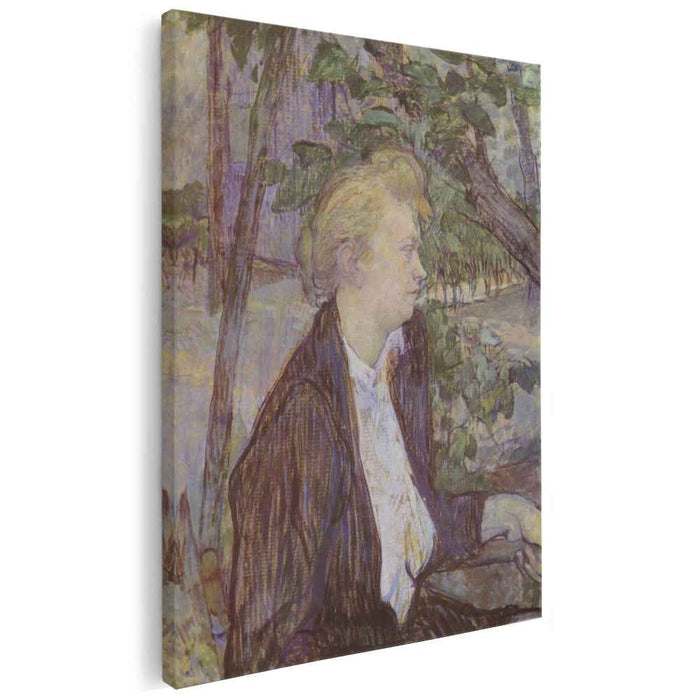 Woman in the Garden (1891) by Henri de Toulouse-Lautrec