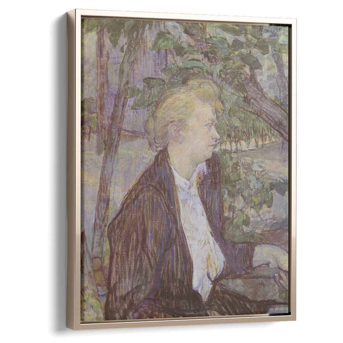 Woman in the Garden (1891) by Henri de Toulouse-Lautrec