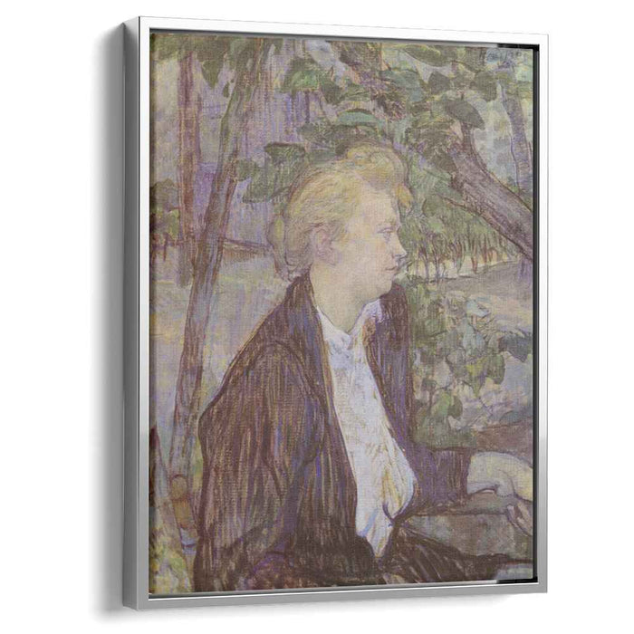 Woman in the Garden (1891) by Henri de Toulouse-Lautrec