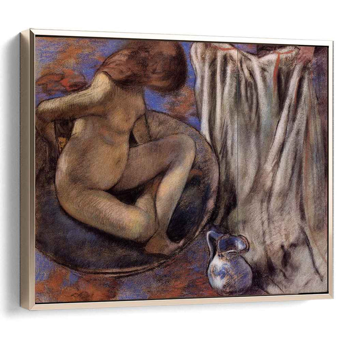 Woman in the Tub (1884) by Edgar Degas
