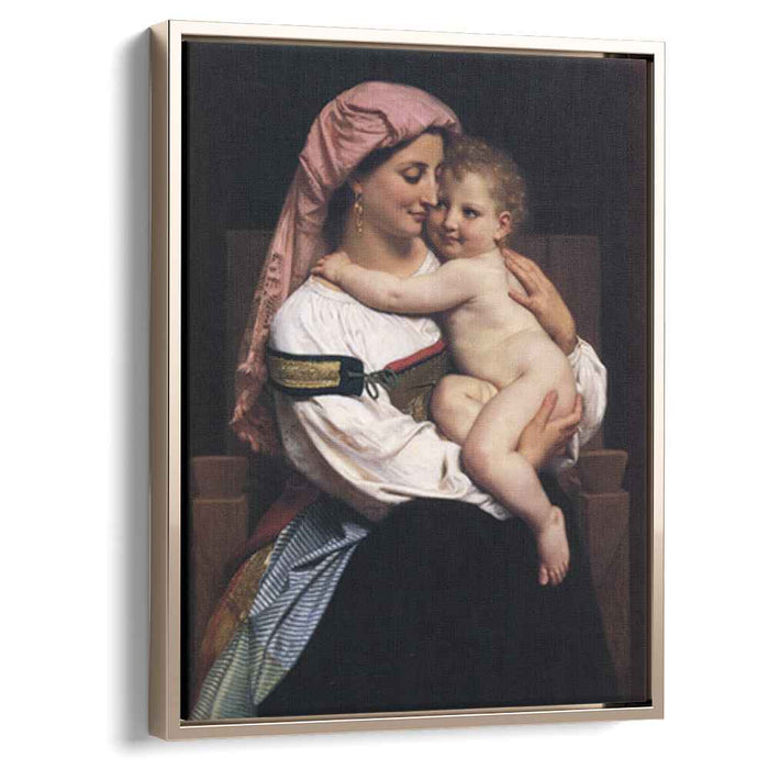 Woman of Cervara and her child (1861) by William-Adolphe Bouguereau