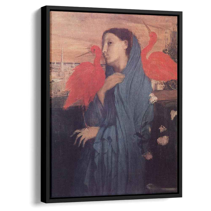 Woman on a Terrace (Young Woman and Ibis) (1857) by Edgar Degas