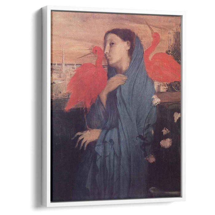 Woman on a Terrace (Young Woman and Ibis) (1857) by Edgar Degas