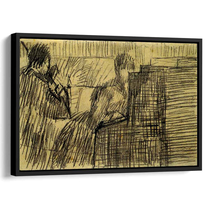 Woman Pianist and a Violinist (1887) by Vincent van Gogh