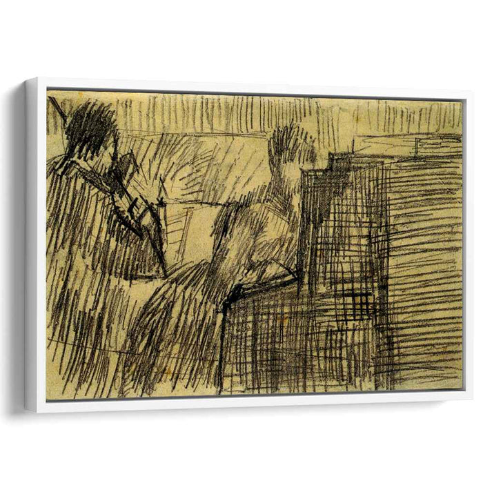 Woman Pianist and a Violinist (1887) by Vincent van Gogh