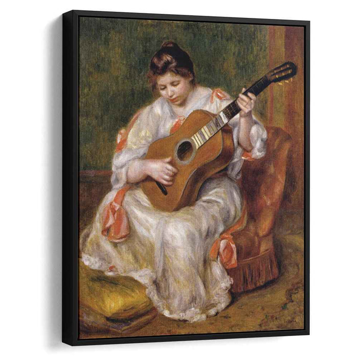 Woman Playing the Guitar (1896) by Pierre-Auguste Renoir