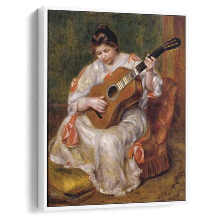 Woman Playing the Guitar (1896) by Pierre-Auguste Renoir