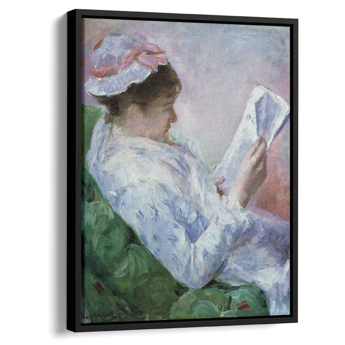 Woman Reading (1879) by Mary Cassatt