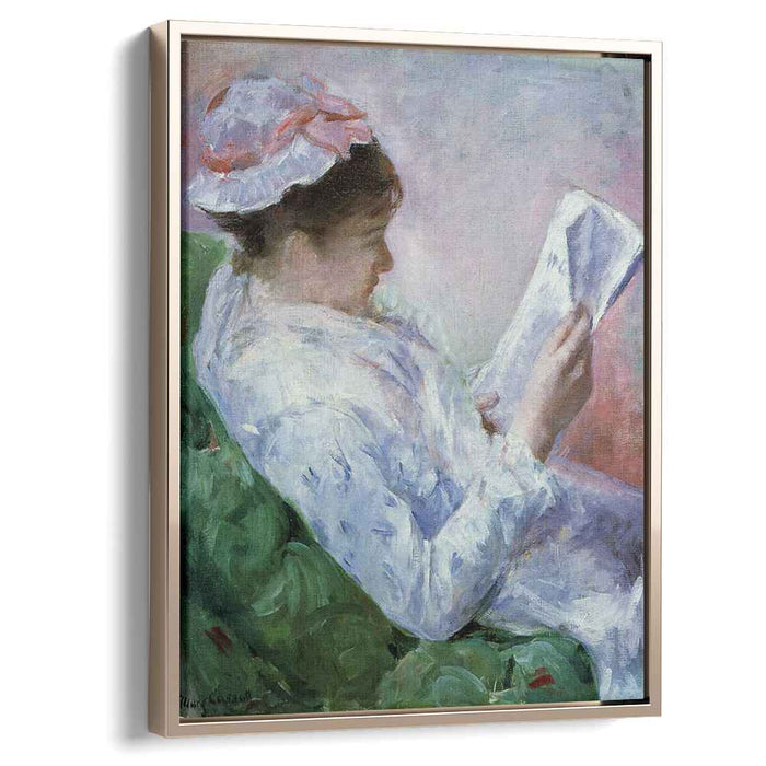 Woman Reading (1879) by Mary Cassatt