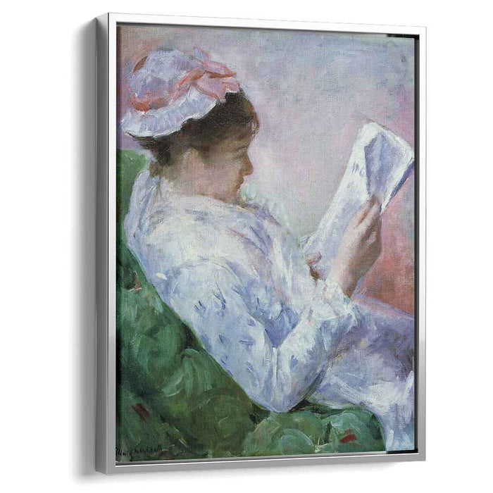 Woman Reading (1879) by Mary Cassatt