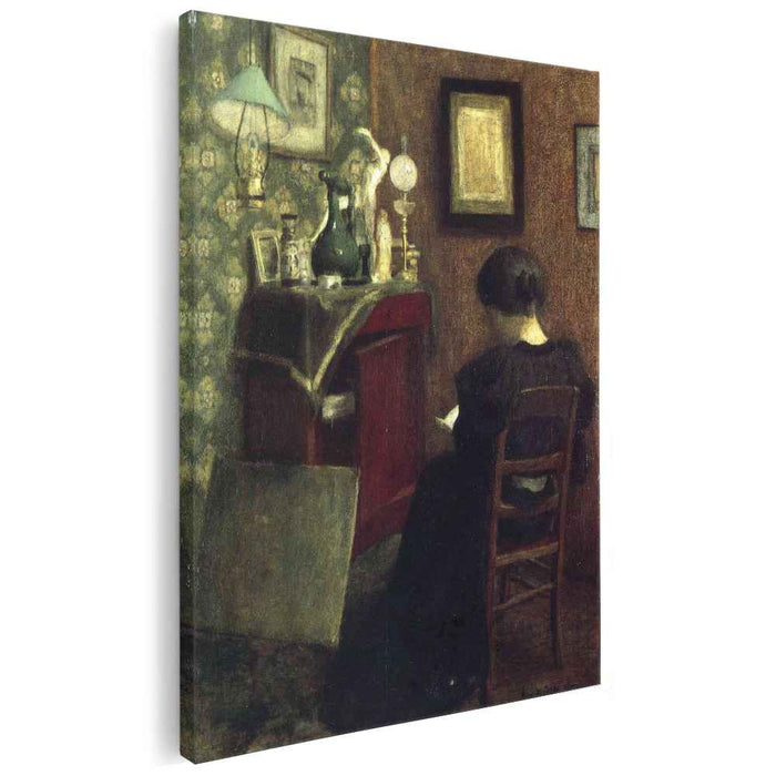 Woman Reading (1894) by Henri Matisse