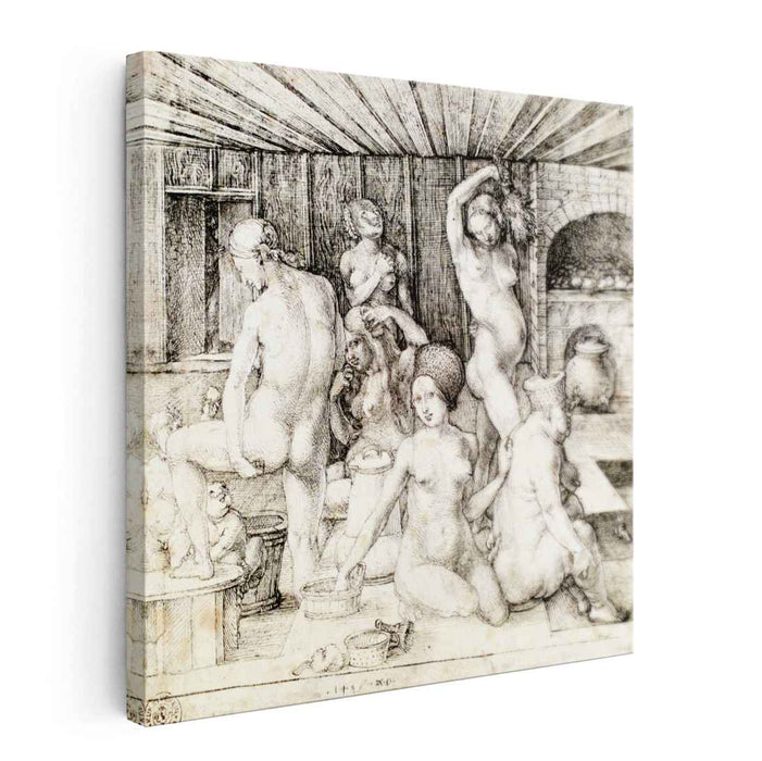 Woman`s Bath (1496) by Albrecht Durer