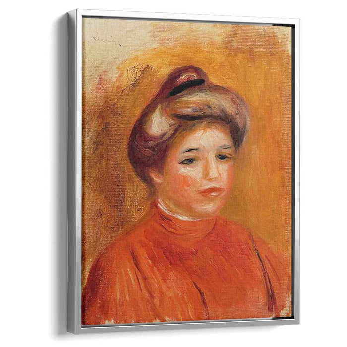 Woman`s Head (1905) by Pierre-Auguste Renoir