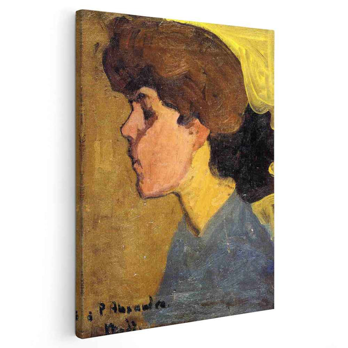 Woman's Head in Profile (1907) by Amedeo Modigliani