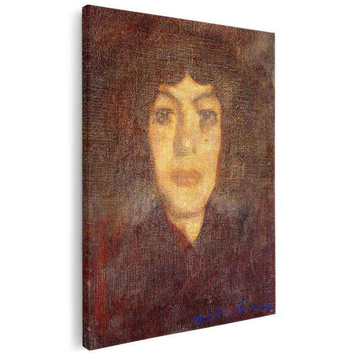Woman's Head with Beauty Spot (1906) by Amedeo Modigliani