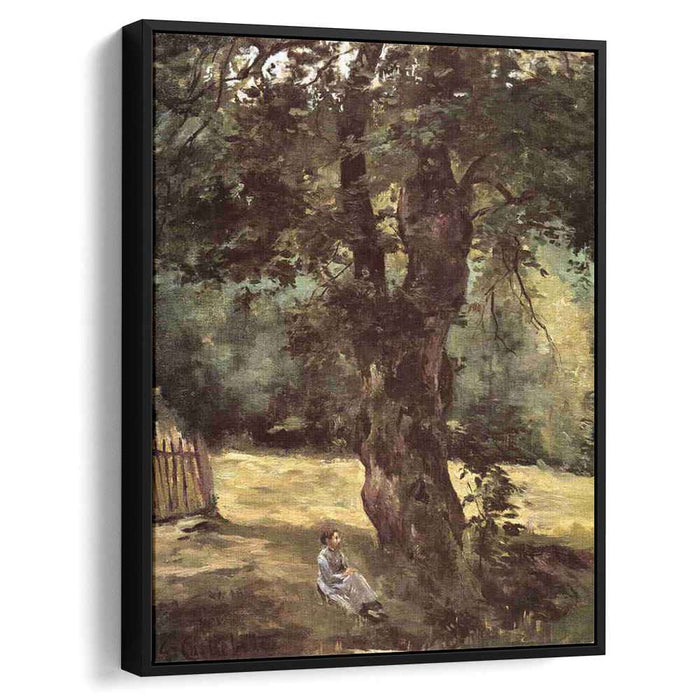 Woman Seated Beneath a Tree (1874) by Gustave Caillebotte