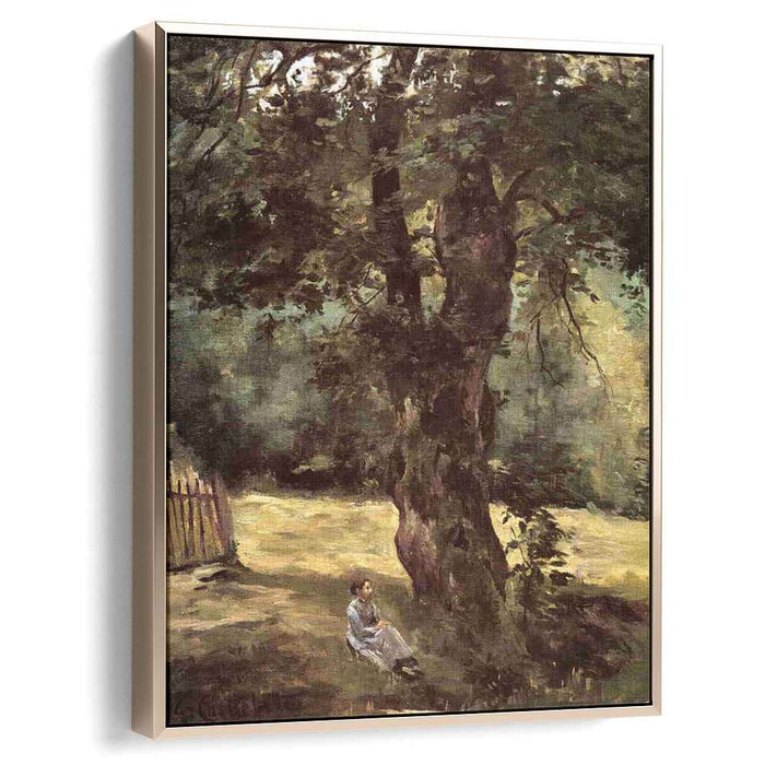 Woman Seated Beneath a Tree (1874) by Gustave Caillebotte