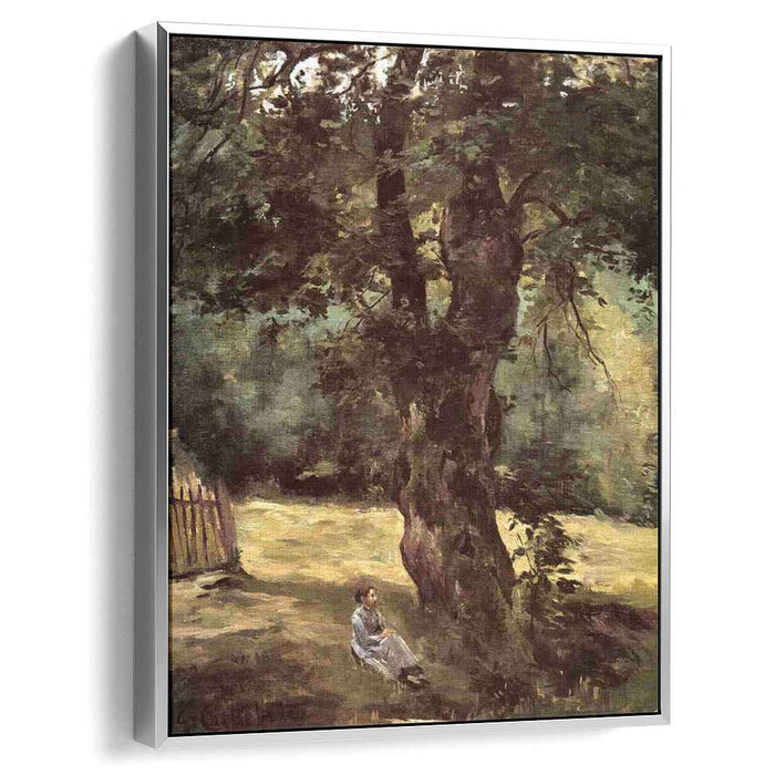 Woman Seated Beneath a Tree (1874) by Gustave Caillebotte