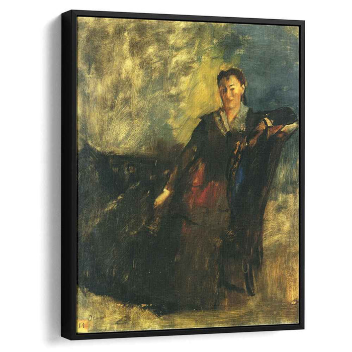 Woman Seated on a Canape (1872) by Edgar Degas