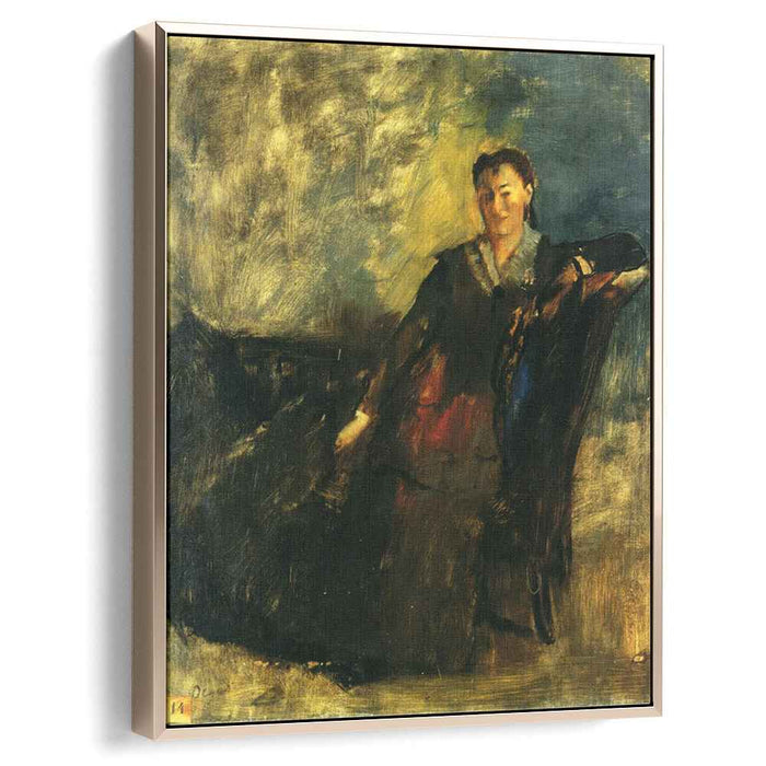 Woman Seated on a Canape (1872) by Edgar Degas