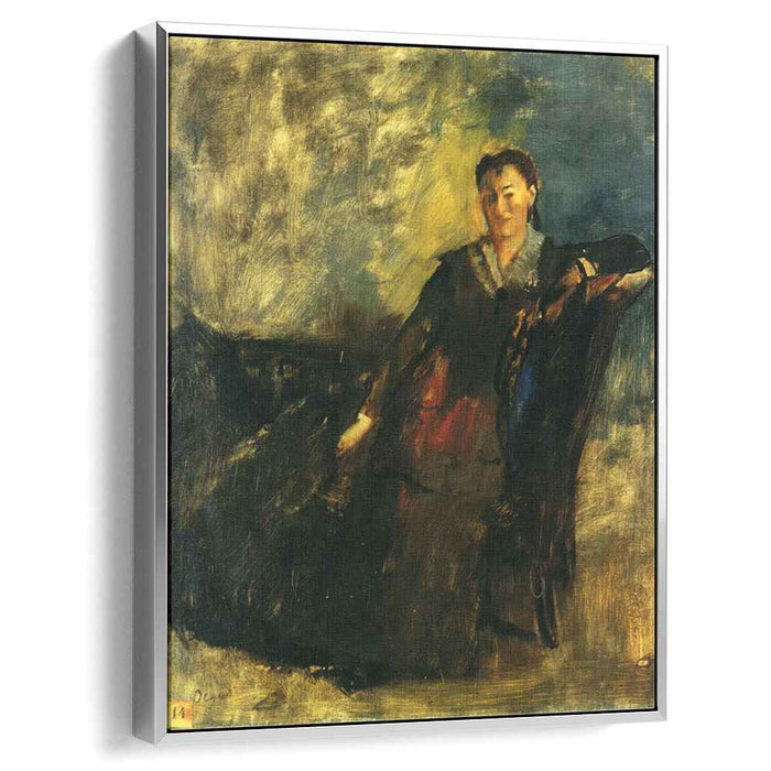 Woman Seated on a Canape (1872) by Edgar Degas