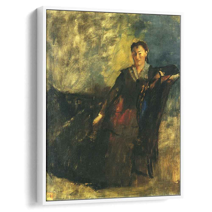 Woman Seated on a Canape (1872) by Edgar Degas