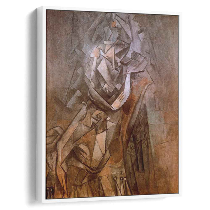 Woman sitting in an armchair (1912) by Pablo Picasso