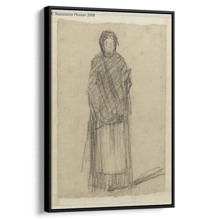 Woman standing (1881) by Georges Seurat