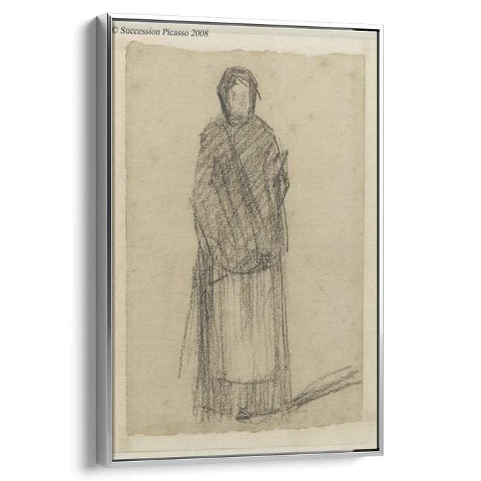 Woman standing (1881) by Georges Seurat