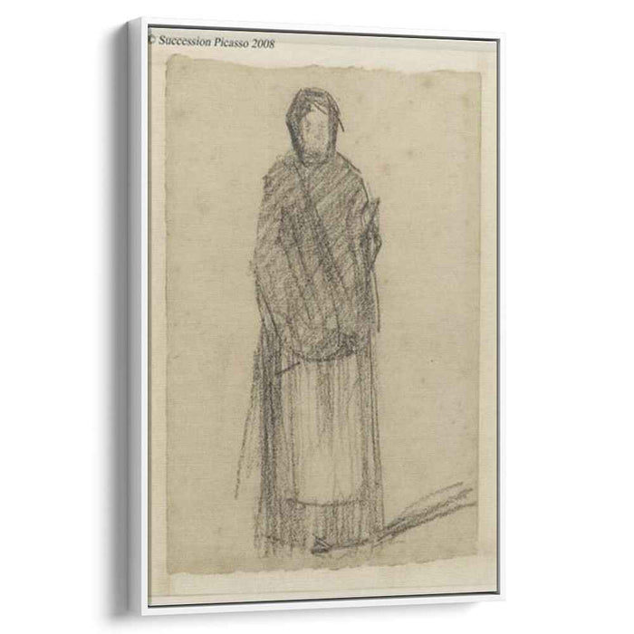 Woman standing (1881) by Georges Seurat