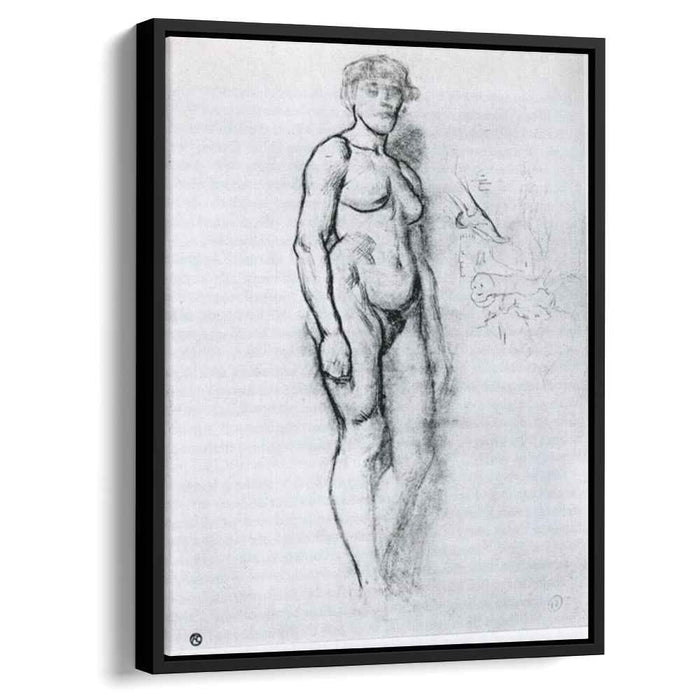 Woman Standing in Semi Profile (1883) by Henri de Toulouse-Lautrec