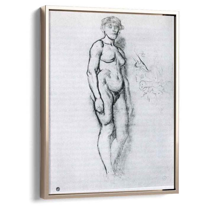 Woman Standing in Semi Profile (1883) by Henri de Toulouse-Lautrec