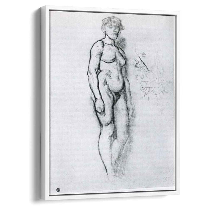 Woman Standing in Semi Profile (1883) by Henri de Toulouse-Lautrec