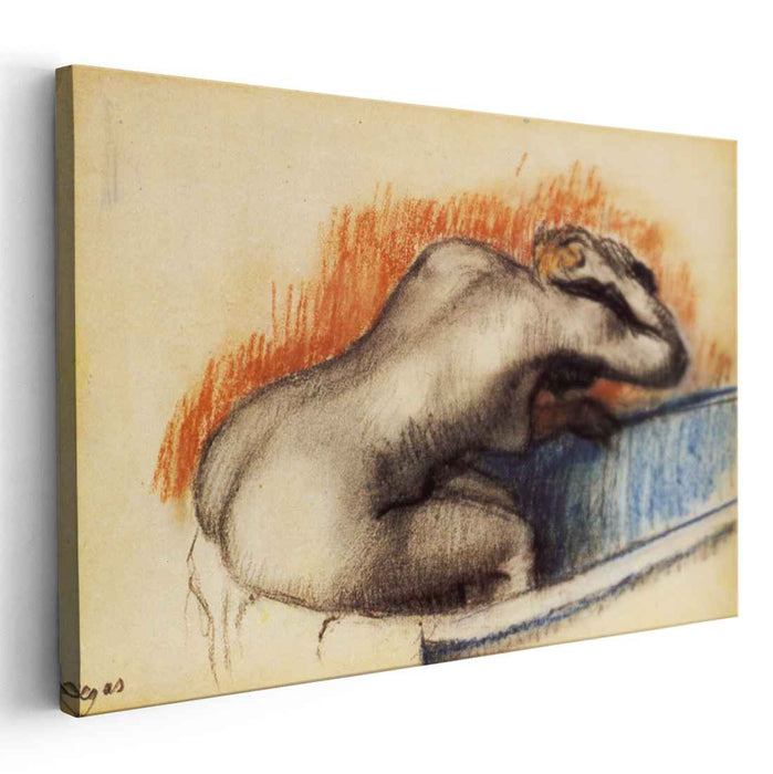 Woman washing in the bath (1892) by Edgar Degas