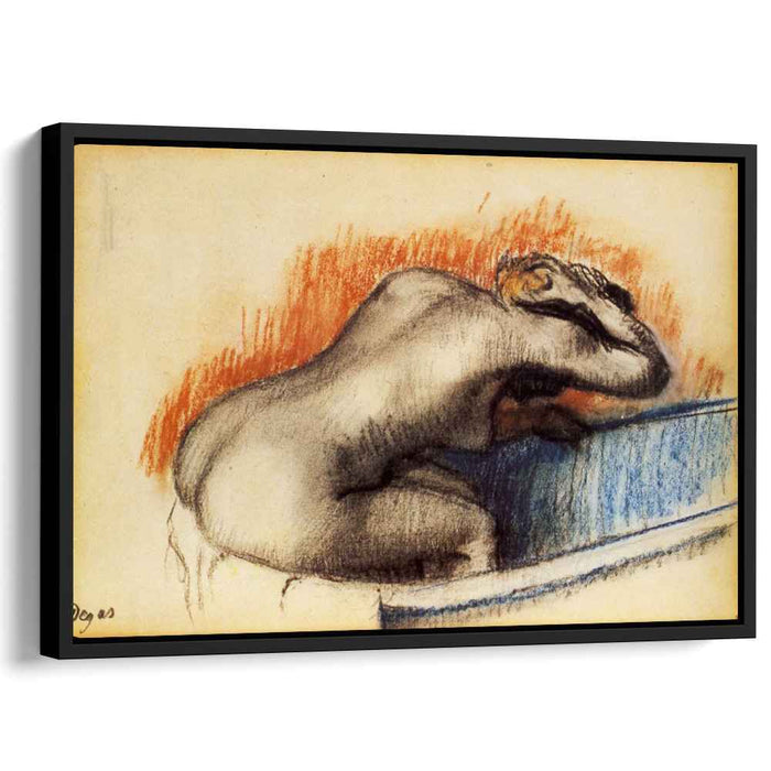 Woman washing in the bath (1892) by Edgar Degas