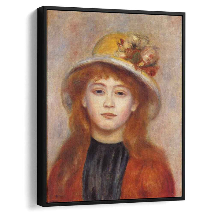 Woman Wearing a Hat (1889) by Pierre-Auguste Renoir