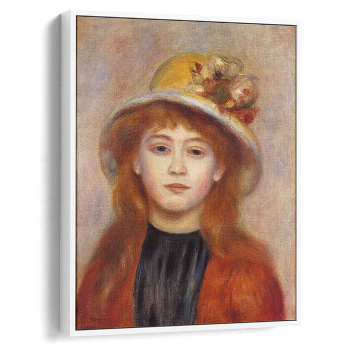 Woman Wearing a Hat (1889) by Pierre-Auguste Renoir