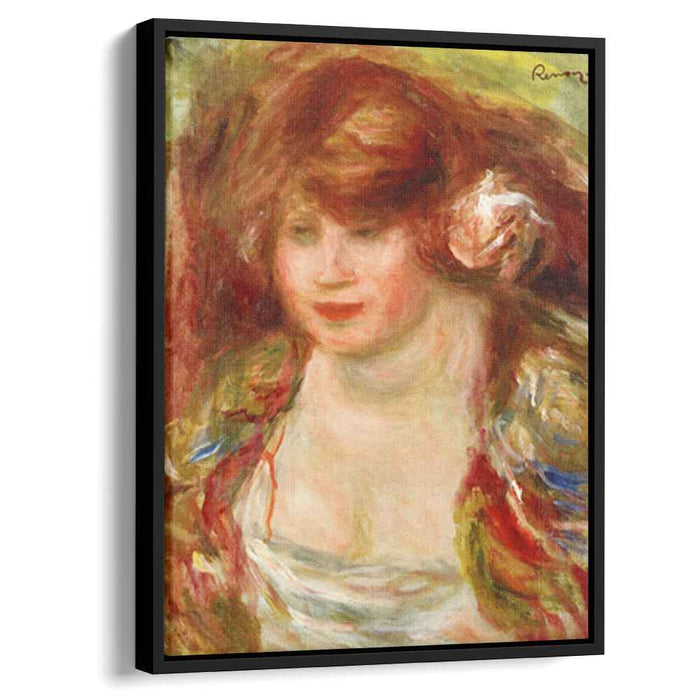 Woman Wearing a Rose Andree (1919) by Pierre-Auguste Renoir