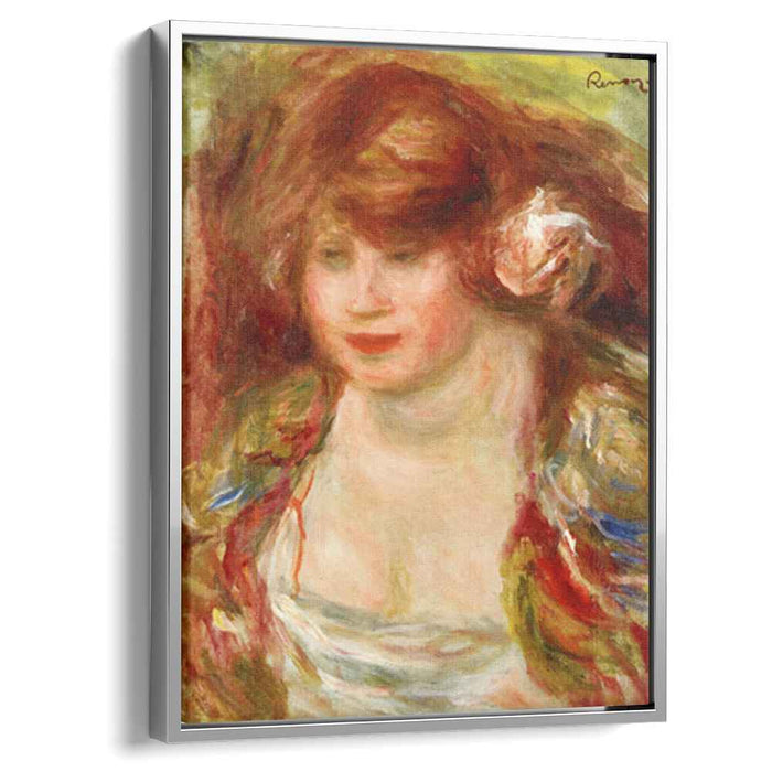Woman Wearing a Rose Andree (1919) by Pierre-Auguste Renoir