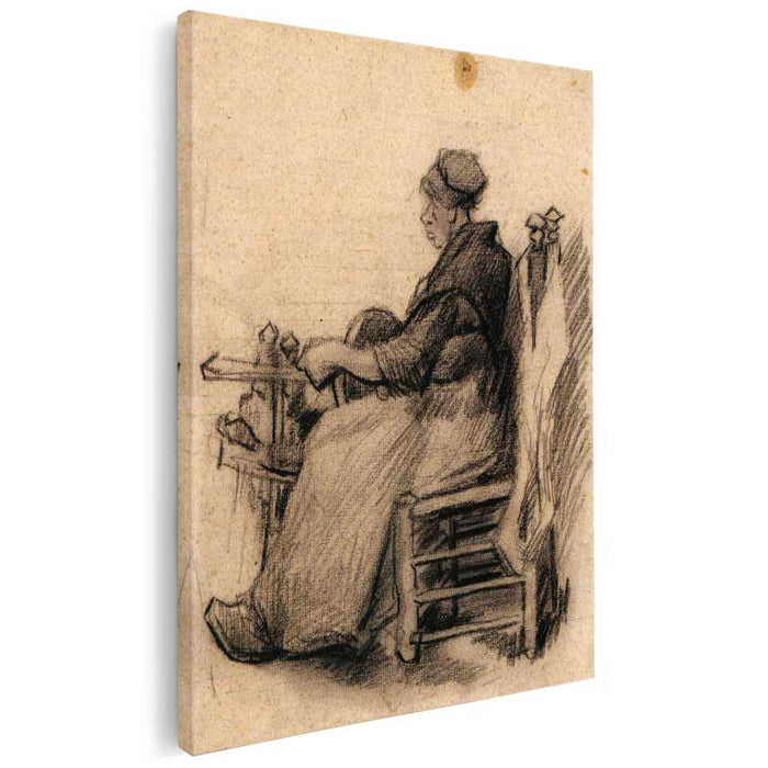 Woman Winding Yarn (1885) by Vincent van Gogh