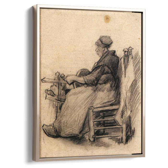 Woman Winding Yarn (1885) by Vincent van Gogh