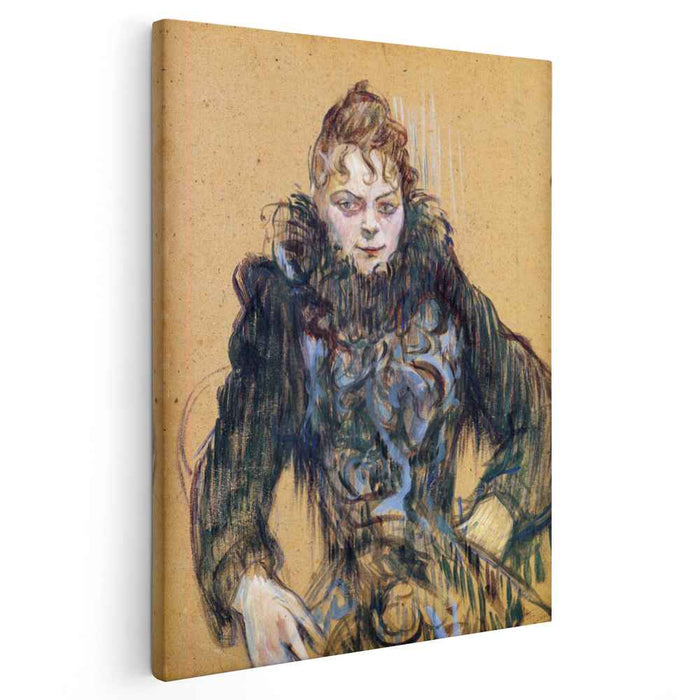 Woman with a Black Boa (1892) by Henri de Toulouse-Lautrec