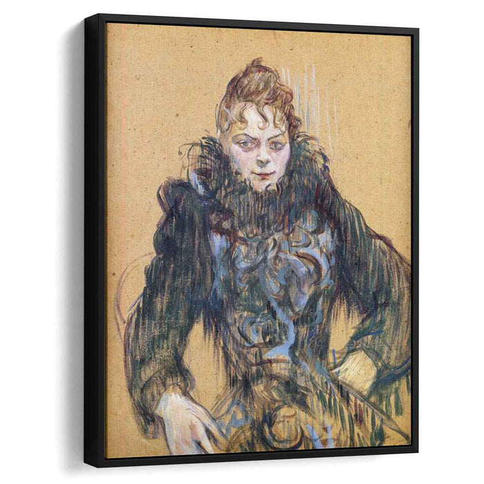 Woman with a Black Boa (1892) by Henri de Toulouse-Lautrec