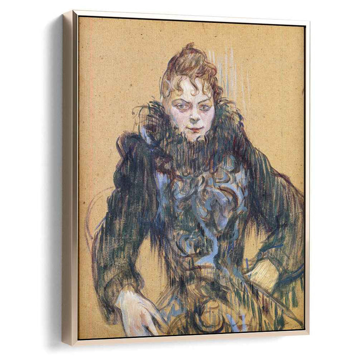 Woman with a Black Boa (1892) by Henri de Toulouse-Lautrec