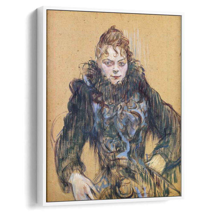 Woman with a Black Boa (1892) by Henri de Toulouse-Lautrec