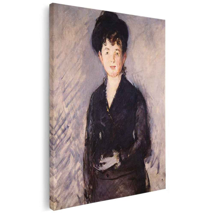 Woman with a gold pin (1879) by Edouard Manet