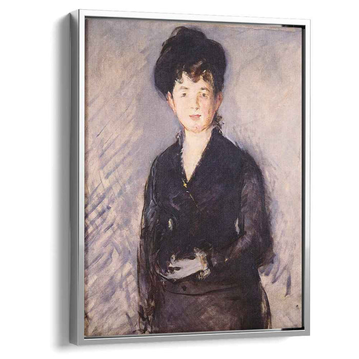 Woman with a gold pin (1879) by Edouard Manet