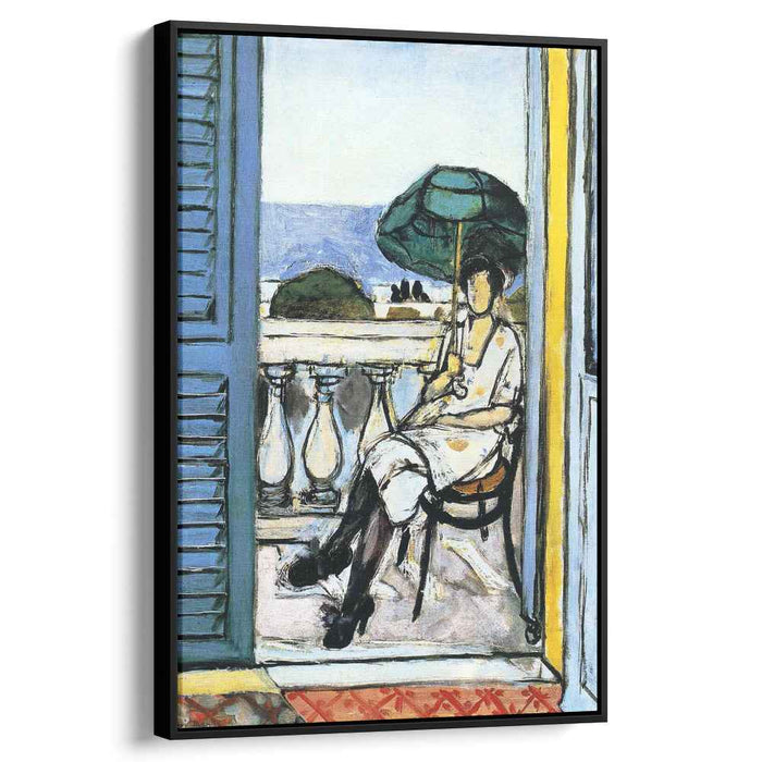 Woman with a Green Parasol on a Balcony (1919) by Henri Matisse