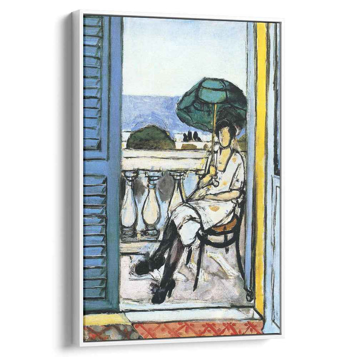 Woman with a Green Parasol on a Balcony (1919) by Henri Matisse