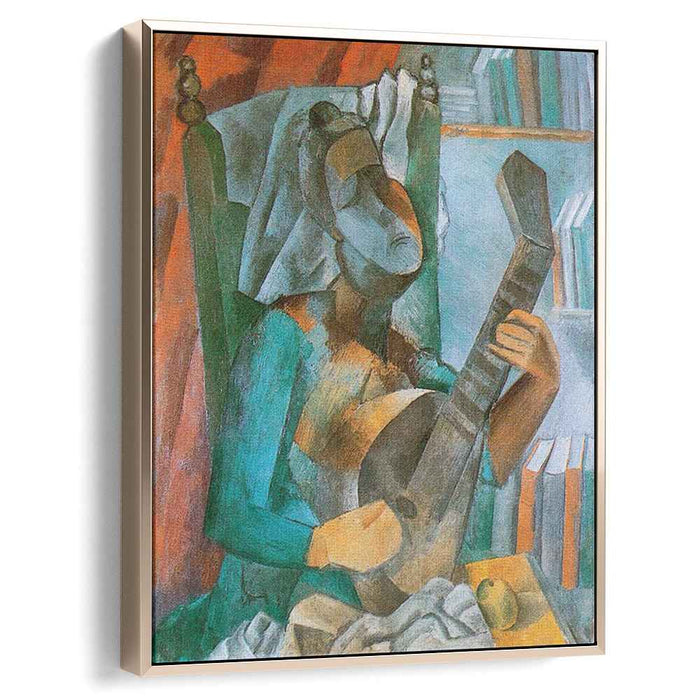 Woman with a Mandolin (1909) by Pablo Picasso